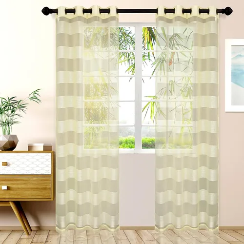 Miniatura 5 de Superior Dalitso - Cortinas traslúcidas de cuerda, detalles de ventana, cuerda trenzada, rayas, texturizadas, tradicionales, modernas, diseño