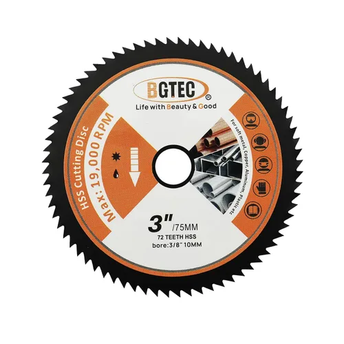 Miniatura 41 de BGTEC Hoja turbo de granito de diamante, disco de corte de 3 pulgadas/2.953 in para hormigón, hormigón reforzado, piedras artificiales duras