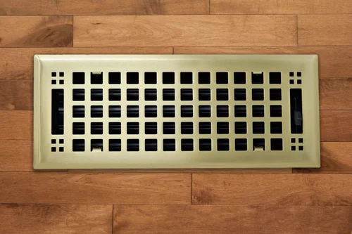 Miniatura 17 de Madelyn Carter Cubierta de ventilación de estilo artesanal contemporáneo, interior de acero fundido sólido, controla el flujo de aire, 2 x 10 Blanco