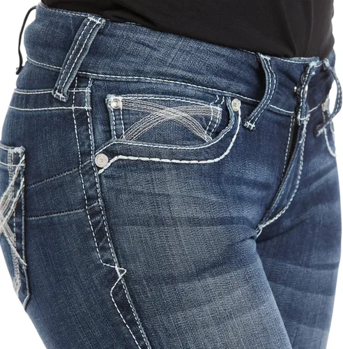Miniatura 3 de ARIAT R.e.a.l. - Jeans elásticos de tiro medio para mujer