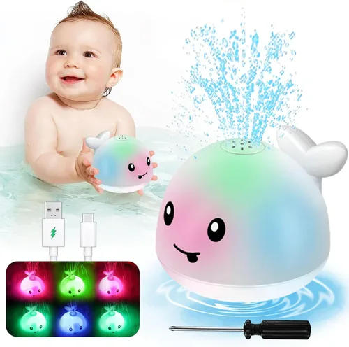 Miniatura 10 de Juguetes de Baño para Niños de 1-3 años - Regalos para Niños y Niñas de 1, 2, 3 años Rellenos de Medias de Navidad de 6-12-18 Meses Juguetes
