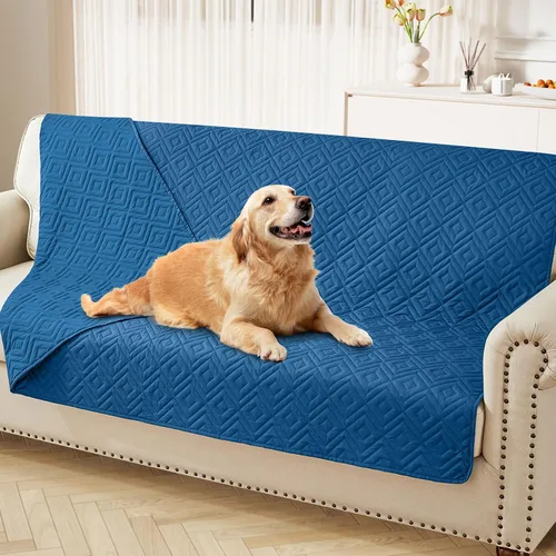 Miniatura 33 de hyha Manta impermeable para perro, manta suave para cama de perro, manta para mascotas, funda de sofá impermeable lavable para perros, fundas Gris