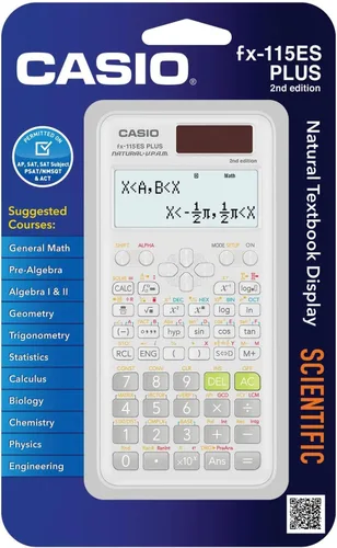 Miniatura 7 de Casio fx-115ES Plus 2ª edición – Calculadora científica avanzada Más de 280 funciones, pantalla Natural Textbook Display℠ Ideal