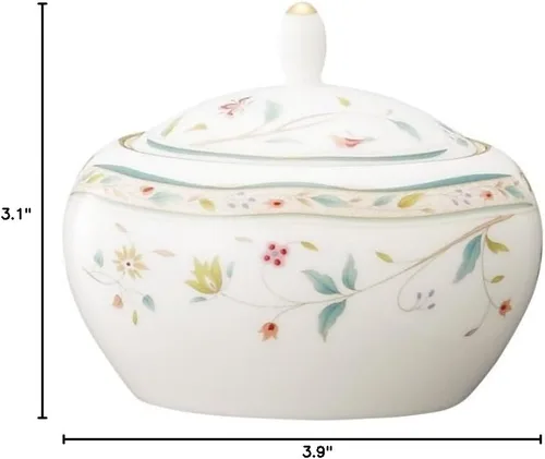 Miniatura 4 de Noritake Bone China flor Calico Sugar (pequeño) t50527 a/4409