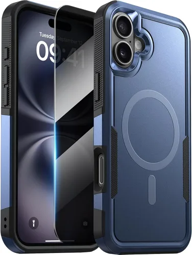 Miniatura 41 de Diaclara Funda diseñada para iPhone 12 Pro Max, [con protector de pantalla de privacidad] [antiespía] [protección contra caídas de grado militar]
