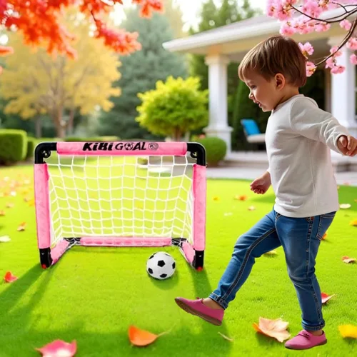 Miniatura 5 de Soccer Goal, Small Foldable Goal for Kids, Kids Goals for The Backyard/Indoor/Outdoor, Mini Soccer Toys Gifts for Children
