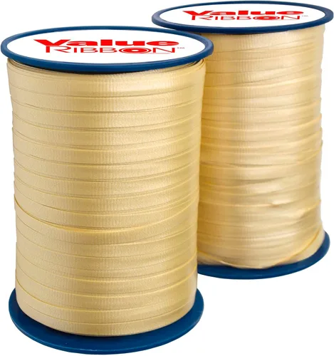 Miniatura 13 de Value Ribbon - Cinta rizadora prensada, 3/16 pulgadas x 500 yardas para envoltura de regalos, manualidades, proyectos de arte y decoraciones de Azul
