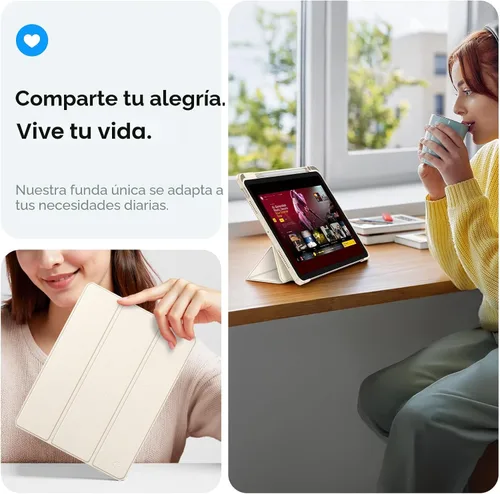 Miniatura 5 de Fintie - Funda híbrida delgada para iPad Air de 11 pulgadas M3 (2025) / M2 (2024), iPad Air 5ª (2022) / 4ª generación (2020) de 10.9 pulgadas - Luz
