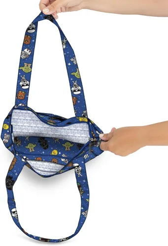 Miniatura 6 de JuJuBe Bolsa de mano con cremallera Be Light Bolso de hombro plegable con bolsillos de organización para pañales, gimnasio, viajes
