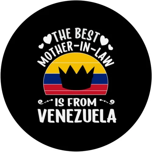 Miniatura 3 de La mejor suegra es Venezolana Venezuela Día de la Madre PopSockets intercambiable PopGrip