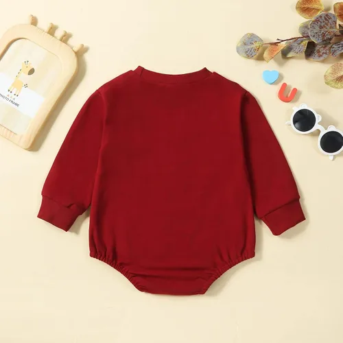Miniatura 27 de FOCUSNORM Disfraz de Halloween para bebé recién nacida, sudadera de calabaza, mameluco de manga larga para otoño e invierno