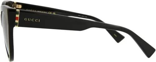 Miniatura 3 de Gucci Gafas de sol GG 0460 S-001 NegroGris Oro, Negro, 53-18-145
