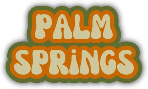 Miniatura 8 de Pegatina de viaje de Palm Springs, varios colores, vinilo para botella de agua para laptop, Places I've Been, calcomanía de equipaje de moda, Amalfi