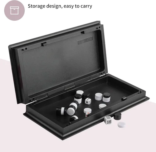 Miniatura 8 de Andux Juego de mesa portátil de backgammon magnético plegable CXSLQ-01 (S) 2205