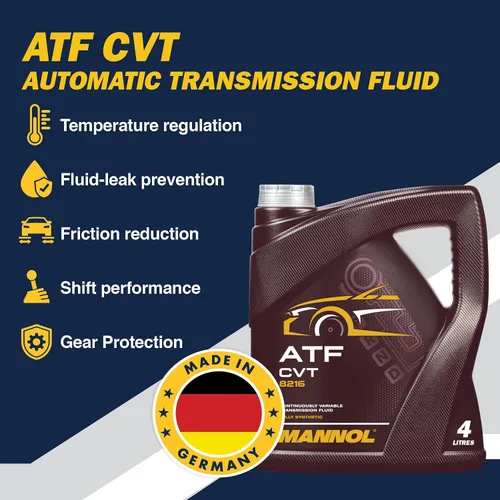 Miniatura 3 de MANNOL ATF CVT MN8216-4, líquido de transmisión ATF CVT, ATF sintético completo, fluido hidráulico para transmisiones continuamente variables