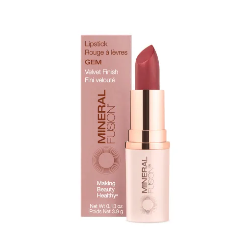 Miniatura 28 de Mineral Fusion Lápiz labial de larga duración, color de labios vívido y sin manchas con aceite de aguacate, manteca de semilla de cacao, libre