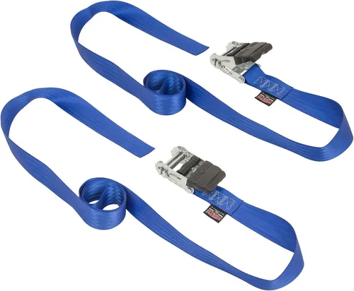 Miniatura 12 de PowerTye - Correa de trinquete sin fin - 1 pulgada x 7 pies de fácil agarre (sin ganchos), correa de amarre con límite de carga de trabajo de 400