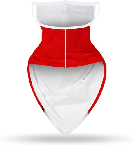 Miniatura 7 de GLUDEAR Máscara facial fea de Papá Noel, reutilizable, lavable, para el cuello, polaina para las orejas