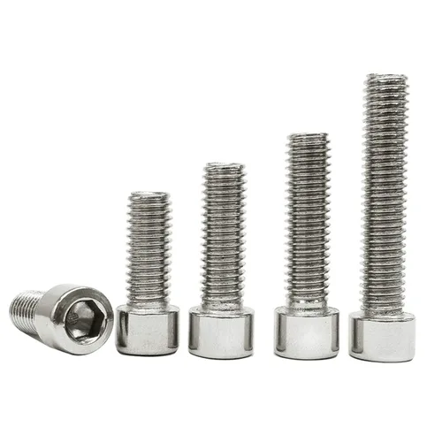 Miniatura 4 de 50 tornillos de cabeza hexagonal de acero inoxidable M3-0.020x0.236 in Tornillos de cabeza hexagonal perno interior DIN 912
