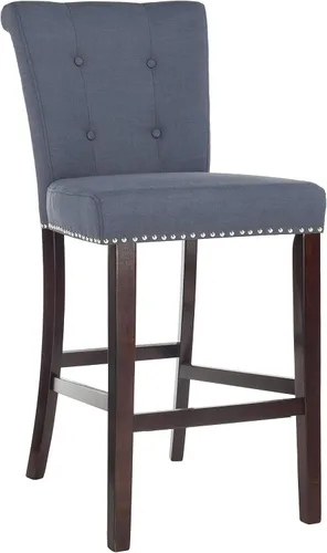 Miniatura 13 de Safavieh Taylor Taburete de bar, beige/espresso