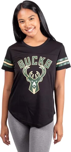 Miniatura 23 de Ultra Game - Camiseta de malla súper suave oficial de la NBA para mujer Negro