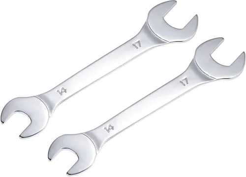 Miniatura 14 de uxcell Llave fina de extremo abierto, 0.315 in x 0.394 in, espejo métrico, acero de alto carbono, para mantenimiento doméstico y reparaciones