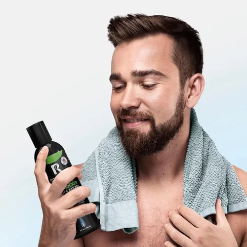 Miniatura 8 de Champú de minoxidil fortalecedor del cabello, aceite de ricino, biotina, aceite de aguacate, cafeína, palma enana americana, cebolla y redensyl