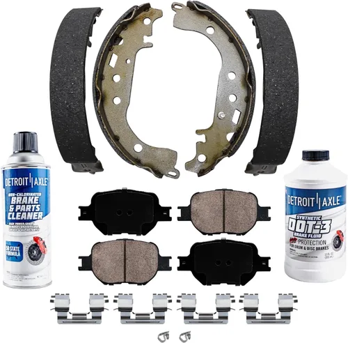 Miniatura 133 de Detroit Axle - Pastillas de Freno Delantero para Mercedes- Benz C230 C250 C300 SLK250, Pastillas de Freno Cerámica w/Reemplazo de Hardware