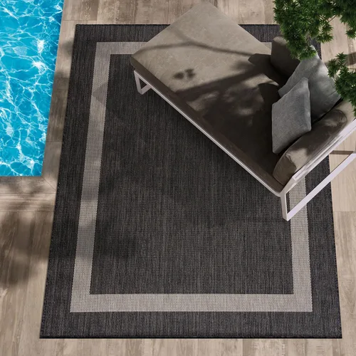 Miniatura 15 de CAMILSON Alfombra para exteriores, alfombras modernas para patios interiores y exteriores, tapetes de cocina y pasillo, alfombra lavable para porche