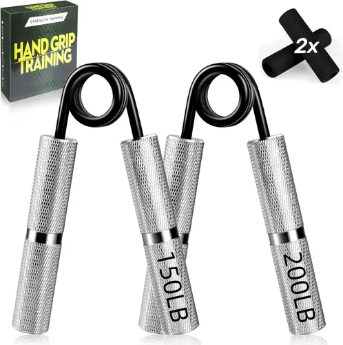 Miniatura 10 de Juego de Fortalecedor de Agarre de Mano 50LB-300LB, Entrenador de Fuerza de Agarre (Paquete de 1/2/4/6) Fortalecedor de Antebrazo para Construcción
