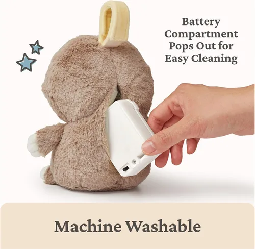Miniatura 6 de GUND Baby Lil' Luvs On The Go Calmante de Perezoso para Bebés y Recién Nacidos, Animal de Peluche de Perezoso, Juguete con Sonido, Marrón/Crema, 6