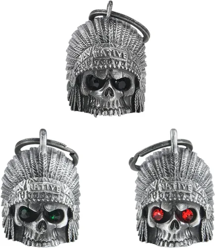 Miniatura 8 de 【Paquete de 2】Campanas de Motocicleta para Motociclista de Buena Suerte Campanas Guardianas de Conducción con Colgador Accesorio de Motocicleta