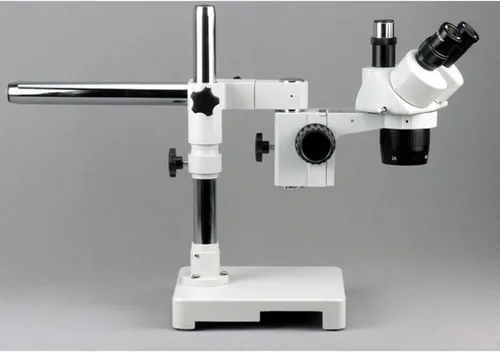 Miniatura 2 de AmScope Microscopio estéreo trinocular SW-3T13Y-FRL, oculares WH10x, aumento 5X/15X/30X/45X, objetivo 1X/3X, soporte de brazo único, luz de anillo