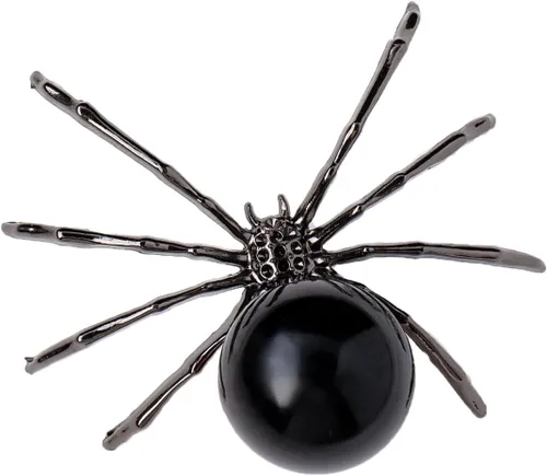 Miniatura 13 de Runyangshi 1 bola de amatista de cristal natural de 2 pulgadas, hecha a mano, estatua de araña animal, adorno de cristal curativo para decoración
