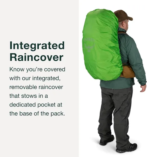 Miniatura 5 de Osprey Rook 50L Mochila de mochilero para hombre, Astology Azul/Blue Flame Astology Azul/Llama Azul