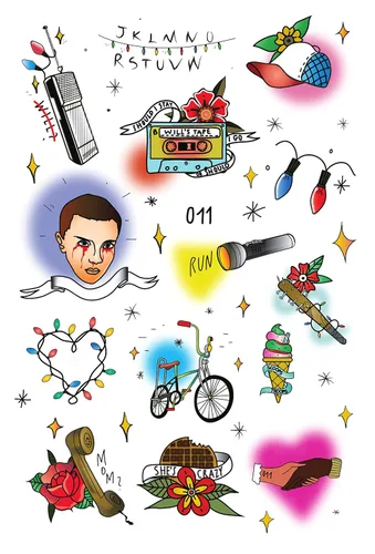 Miniatura 12 de Tatsy Juego de chicano, calcomanía temporal de tatuaje para hombres y mujeres, tatuajes falsos de temperatura corporal, chicana, vato, latín
