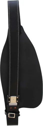 Miniatura 2 de CHALLENGER Horse Western Leather Replacement Saddle Fenders Pair 52FenderV Mahogany Tooled