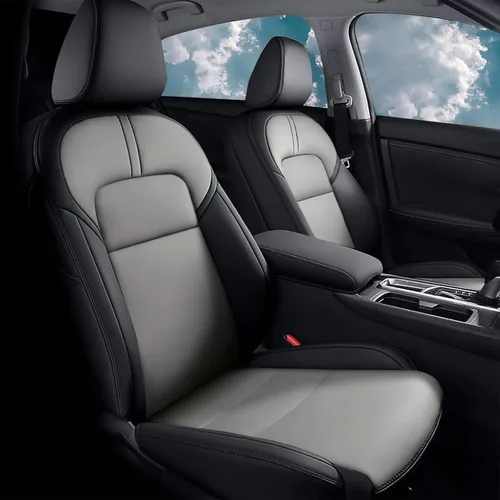 Miniatura 35 de AOMSAZTO Funda de asiento de coche para Mazda 3 2019 2020 2021 2022 2023 2024 2025 2026 – Juego completo de fundas de asiento de piel sintética