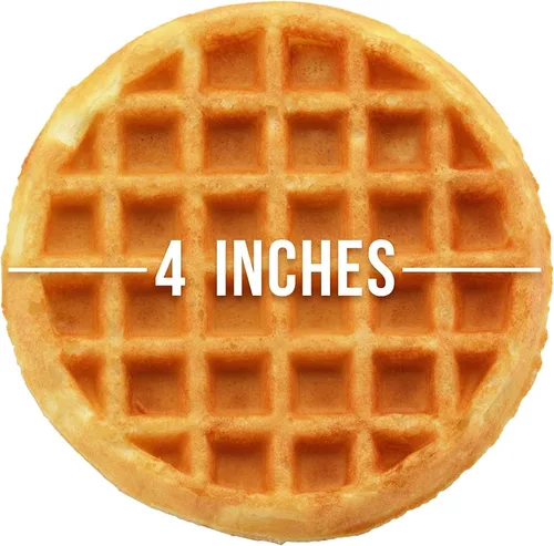 Miniatura 6 de Kitchen Selectives Mini waflera de Select Brands - Plancha clásica para gofres para gofres tradicionales, salados o de postre, cuenta