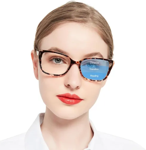 Miniatura 9 de OCCI CHIARI Gafas de lectura bifocales progresivas para mujer, transición, multifocales, bloqueador azul