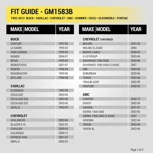 Miniatura 3 de Scosche GM1583B - Kit de tablero DIN individual compatible con vehículos seleccionados Buick, Cadillac, Chevrolet, GMC, Oldsmobile y Pontiac