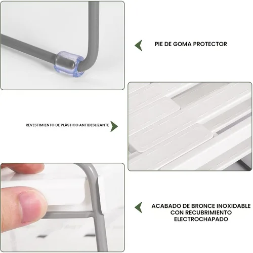 Miniatura 4 de Organización y almacenamiento de despensa para cocina, estante organizador de caja de papel de cocina expandible, organizador de papel de aluminio