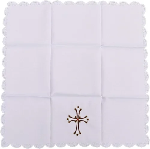 Miniatura 12 de BLESSUME Iglesia Altar Cabo Cuadrado Cáliz Altar Paño (A)