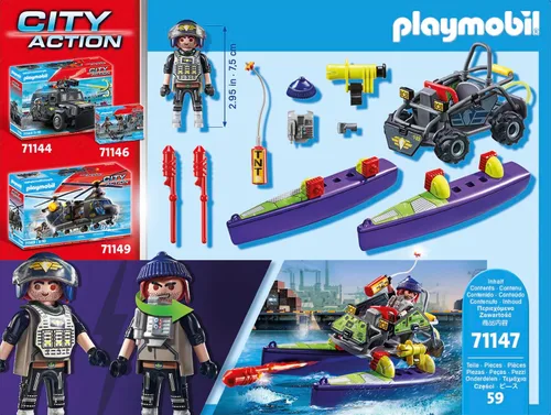Miniatura 5 de Playmobil Tactical Police All Terrain Quad