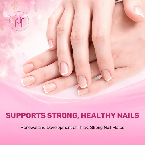Miniatura 4 de SCOLA Gomitas para el cabello, la piel y las uñas, biotina (10,000 mcg) Suplemento vitamínico para el cabello, la piel y las uñas, para mujeres