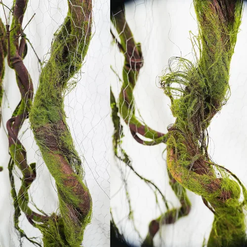Miniatura 7 de Ramas de árbol artificiales de 70.86 pulgadas, enredaderas de reptiles, ramitas de árbol falso, liana para flores de cerezo, guirnalda de vid