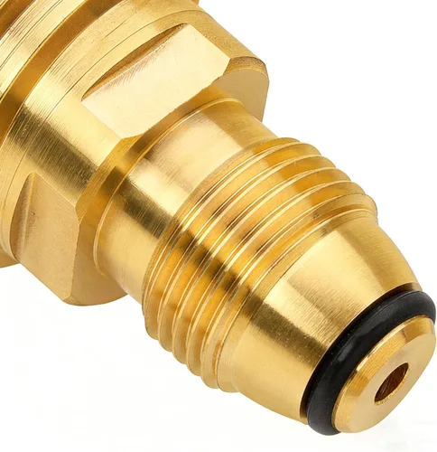 Miniatura 7 de BeeGo Adaptador de tanque de propano POL a QCC1/tipo 1, antiguo a nuevo, adaptador de tanque de propano que convierte la válvula de servicio