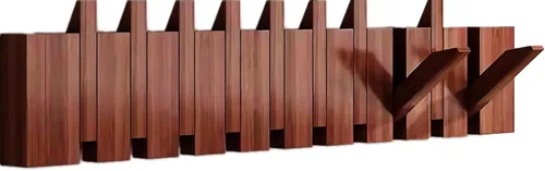 Miniatura 57 de Percheros montados en la pared, ganchos para llaves de piano, colgador de madera maciza natural, tela no tejida, perchas para armario, cocina