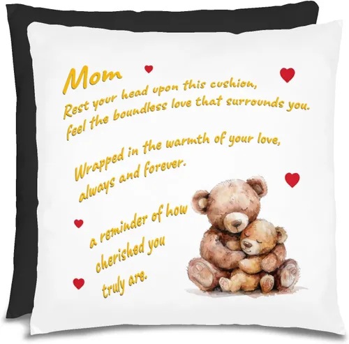 Miniatura 21 de Almohada para el día de la madre para mujer, almohada personalizada, regalos para mamá, regalos para mamá, almohada para mamá