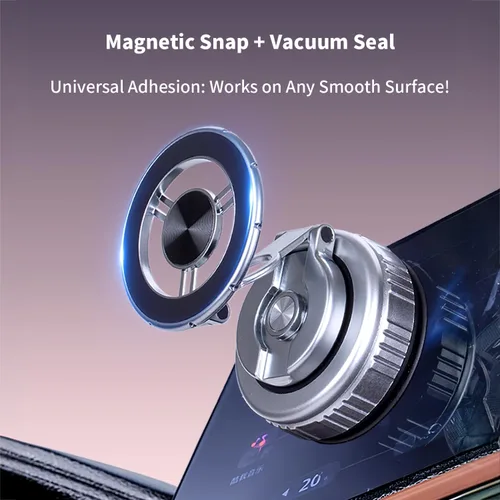 Miniatura 2 de Soporte magnético para teléfono para automóvil, soporte de teléfono plegable ajustable de 360° para iPhone para hombres y mujeres, actualizado 2025